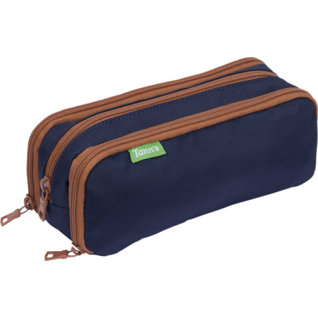 Trousse Camille bleue Tann’s - 22 cm