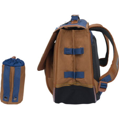 Cartable Nils bicolore Tann’s - 38 cm