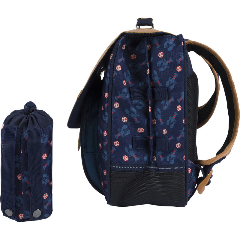 Cartable Titouan bleu Tann's x Armor Lux Tann’s - 38 cm