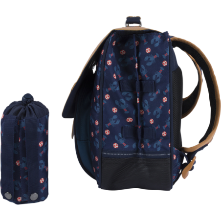 Cartable Titouan bleu Tann's x Armor Lux Tann’s - 38 cm