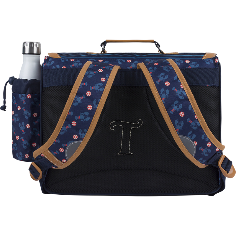 Cartable Titouan bleu Tann's x Armor Lux Tann’s - 38 cm