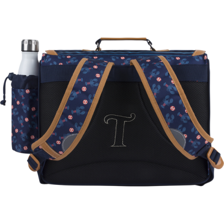 Cartable Titouan bleu Tann's x Armor Lux Tann’s - 38 cm