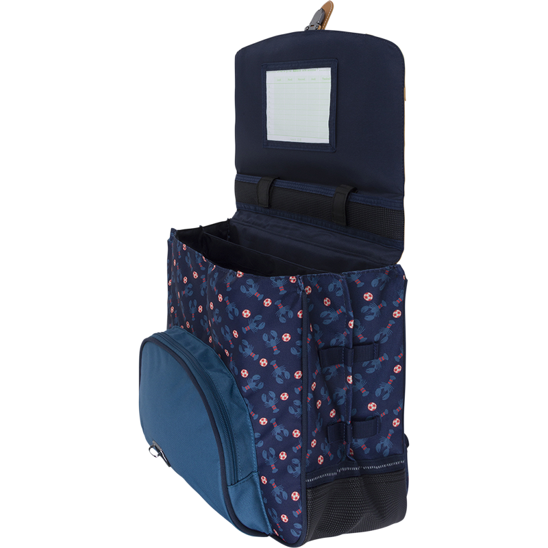 Cartable Titouan bleu Tann's x Armor Lux Tann’s - 38 cm