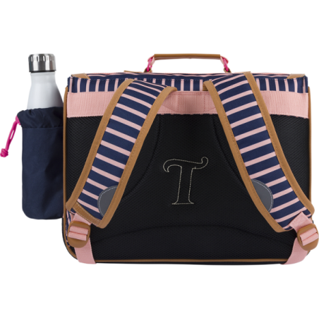 Cartable Océane bleu Tann's x Armor Lux Tann’s - 38 cm