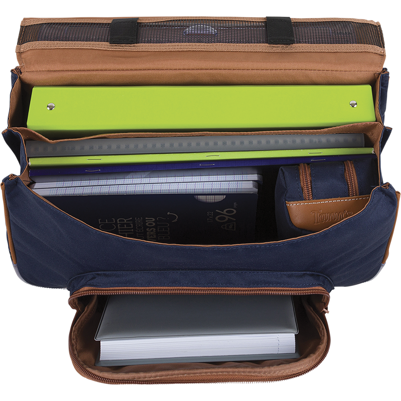 Cartable Océane bleu Tann's x Armor Lux Tann’s - 38 cm