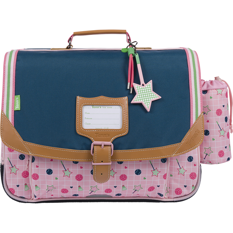 Cartable Caroline bicolore Tann’s - 38 cm