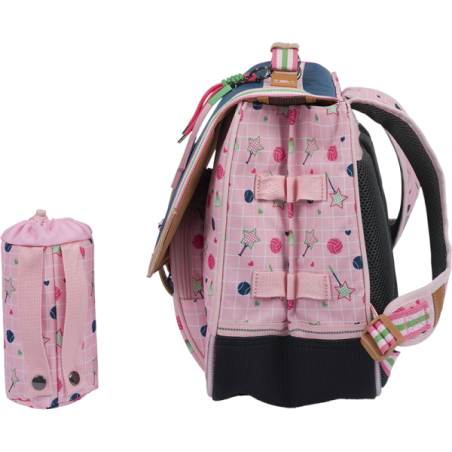 Cartable Caroline bicolore Tann’s - 38 cm