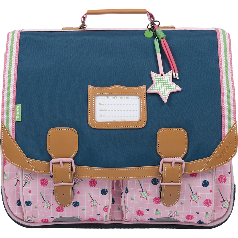 Cartable Caroline bicolore Tann’s - 41 cm