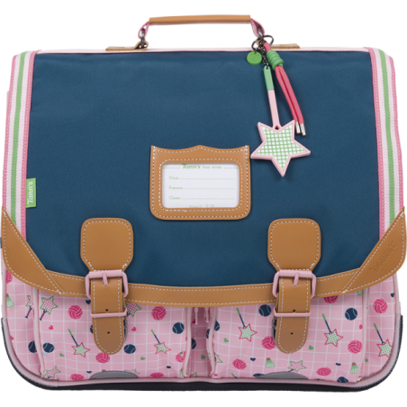 Cartable Caroline bicolore Tann’s - 41 cm