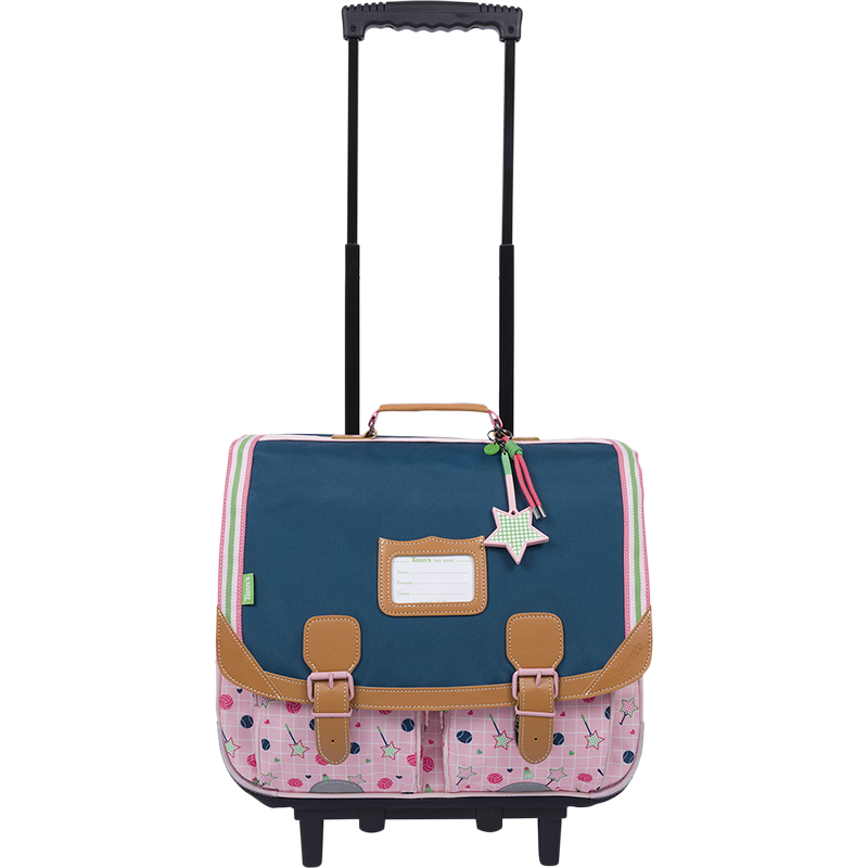 Cartable trolley Caroline bicolore Tann’s - 41 cm