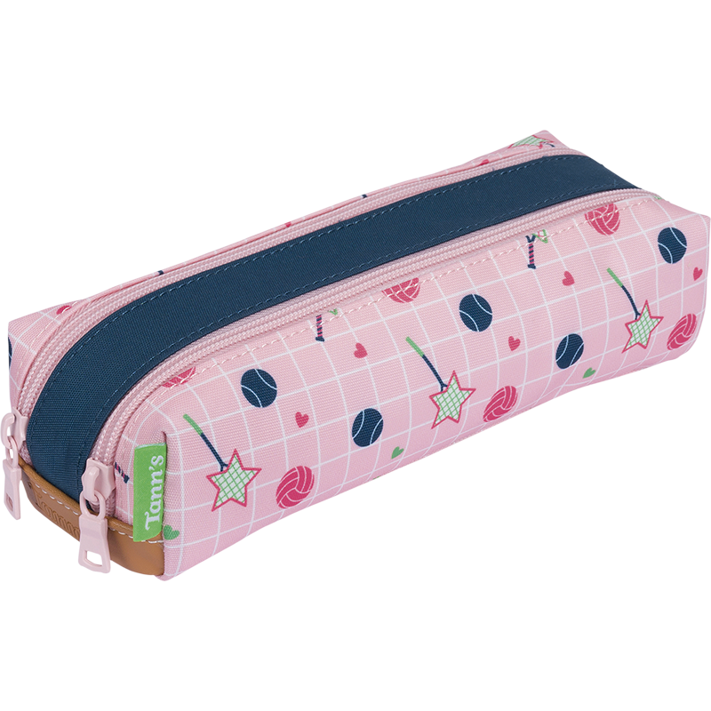 Trousse Caroline bicolore Tann’s - 21.5 cm