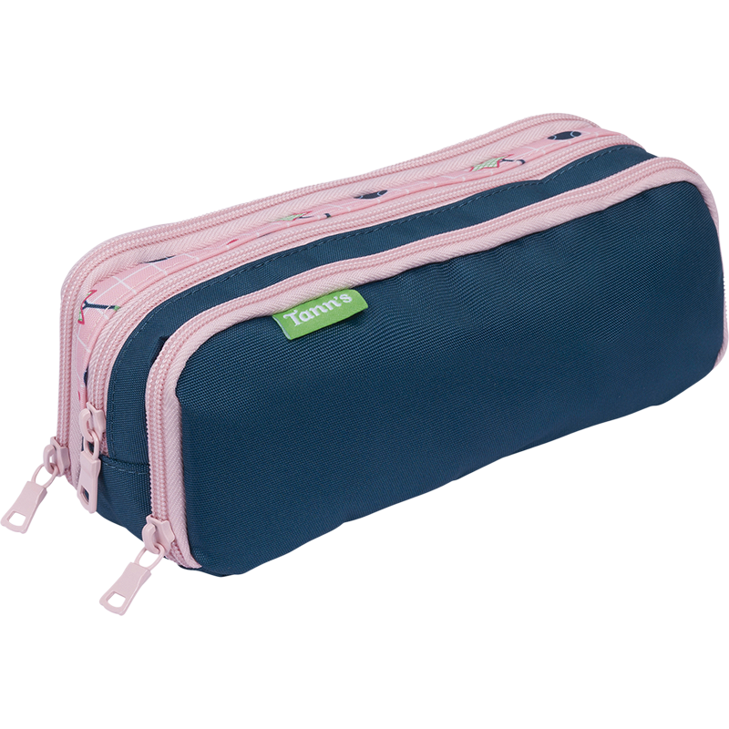 Trousse Caroline bicolore Tann’s - 22 cm