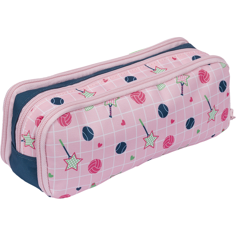 Trousse Caroline bicolore Tann’s - 22 cm