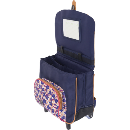 Cartable trolley Maïna violet Tann’s - 38 cm