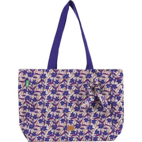 Sac cabas Maïna violet Tann’s - 40 cm