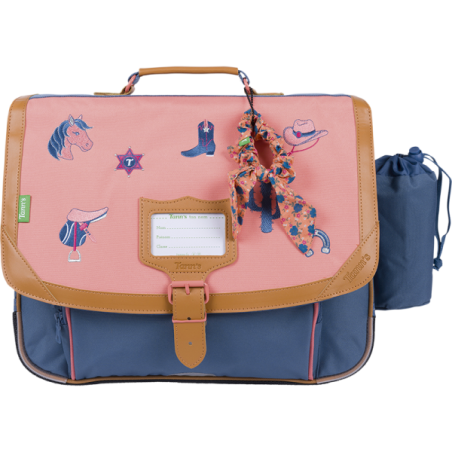 Cartable Jane bicolore Tann’s - 38 cm
