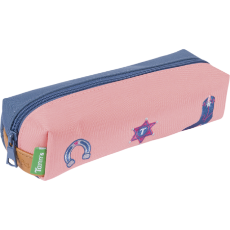 Trousse Jane bicolore Tann’s - 21 cm