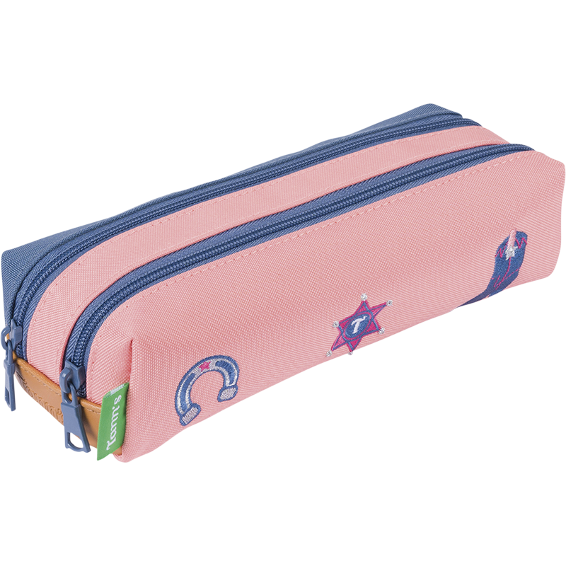 Trousse Jane bicolore Tann’s - 21.5 cm