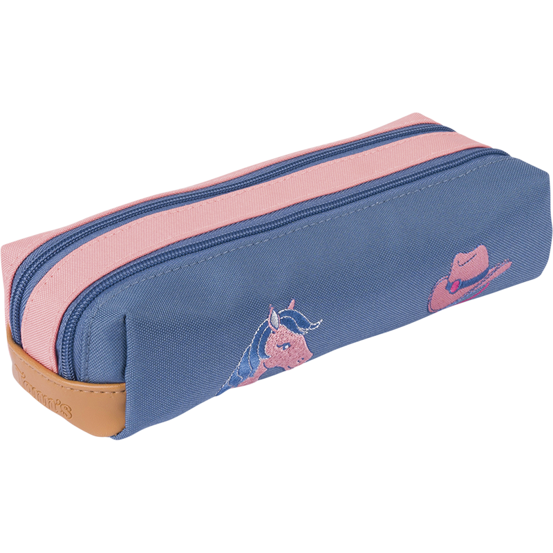 Trousse Jane bicolore Tann’s - 21.5 cm