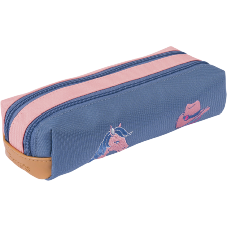 Trousse Jane bicolore Tann’s - 21.5 cm