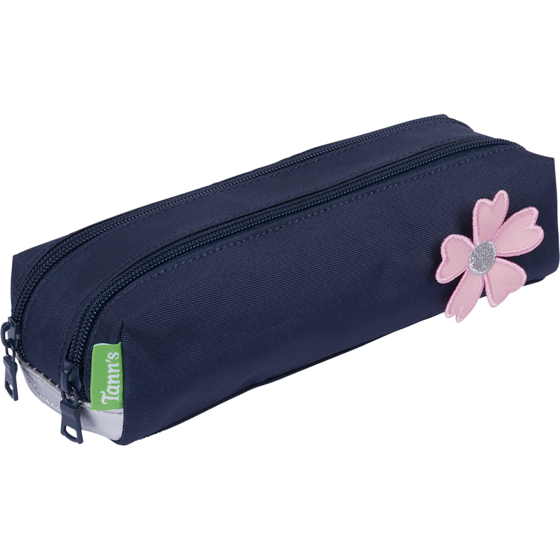 Trousse Hortense bleue Tann’s - 21.5 cm