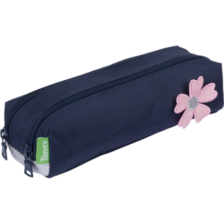 Trousse Hortense bleue Tann’s - 21.5 cm