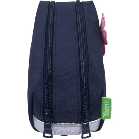 Trousse Hortense bleue Tann’s - 21.5 cm