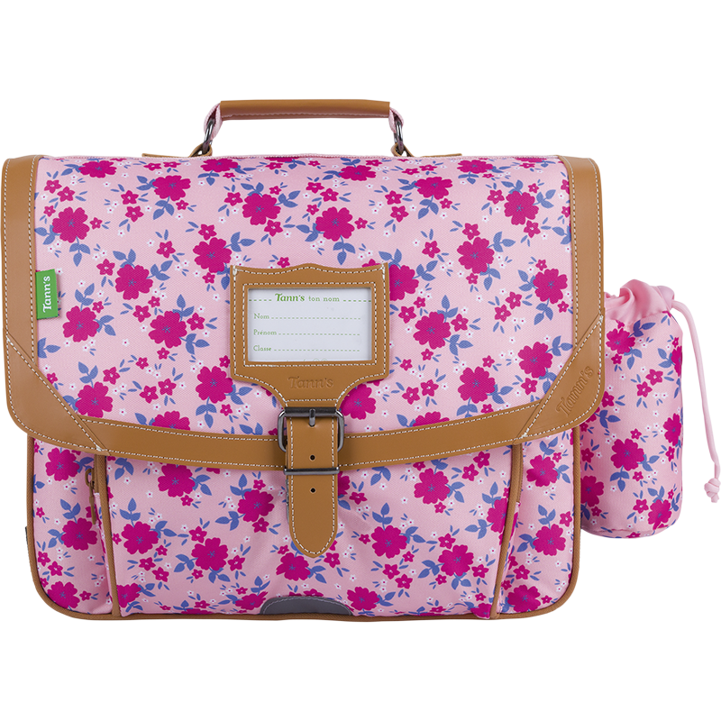 Cartable Aurore rose Tann’s - 38 cm