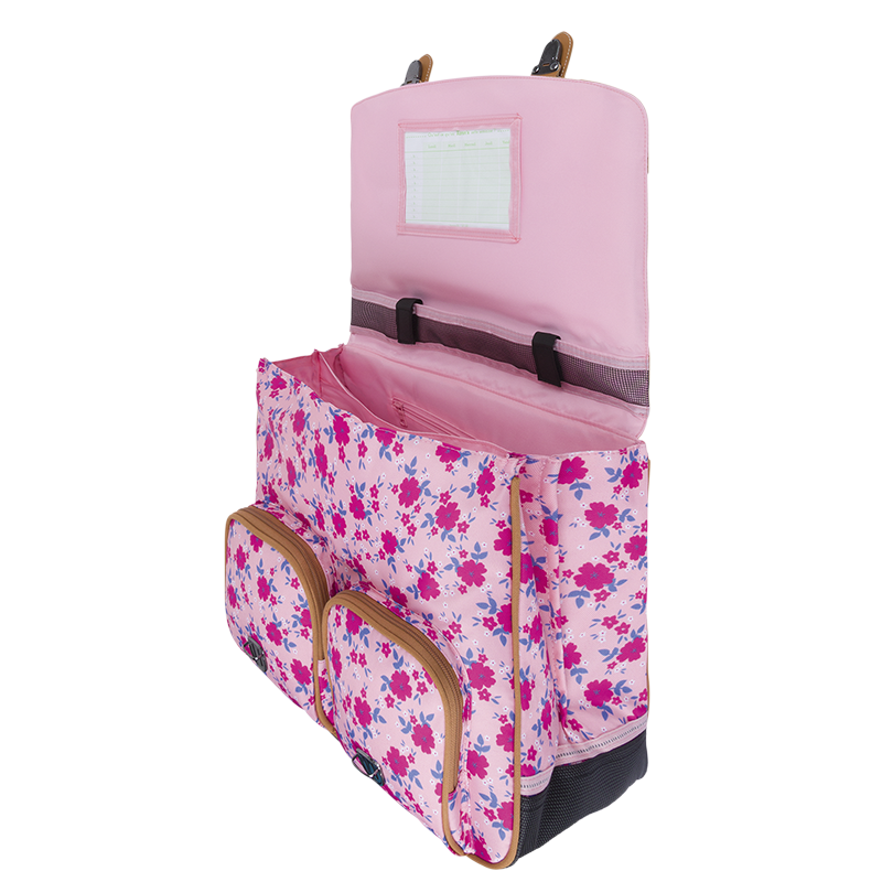 Cartable Aurore rose Tann’s - 41 cm