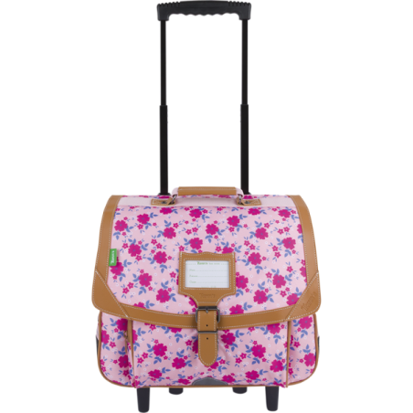Cartable trolley Aurore rose Tann’s - 38 cm