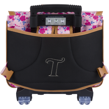 Cartable trolley Aurore rose