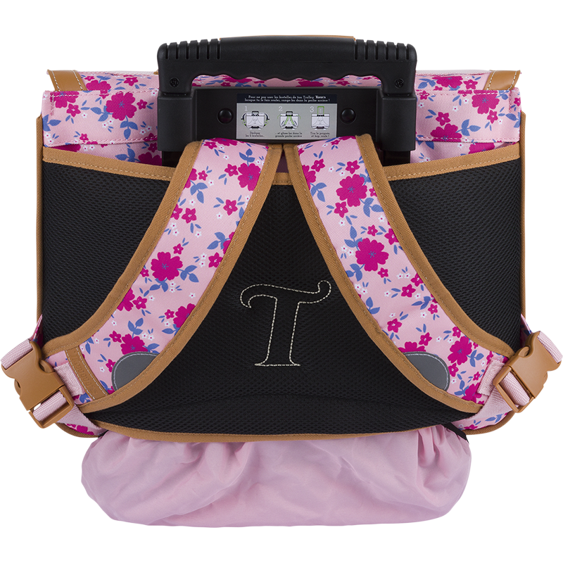 Cartable trolley Aurore rose Tann’s - 38 cm