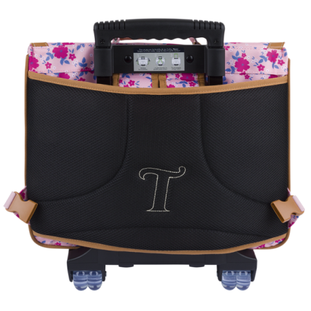Cartable trolley Aurore rose