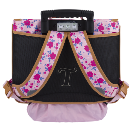 Cartable trolley Aurore rose Tann’s - 41 cm