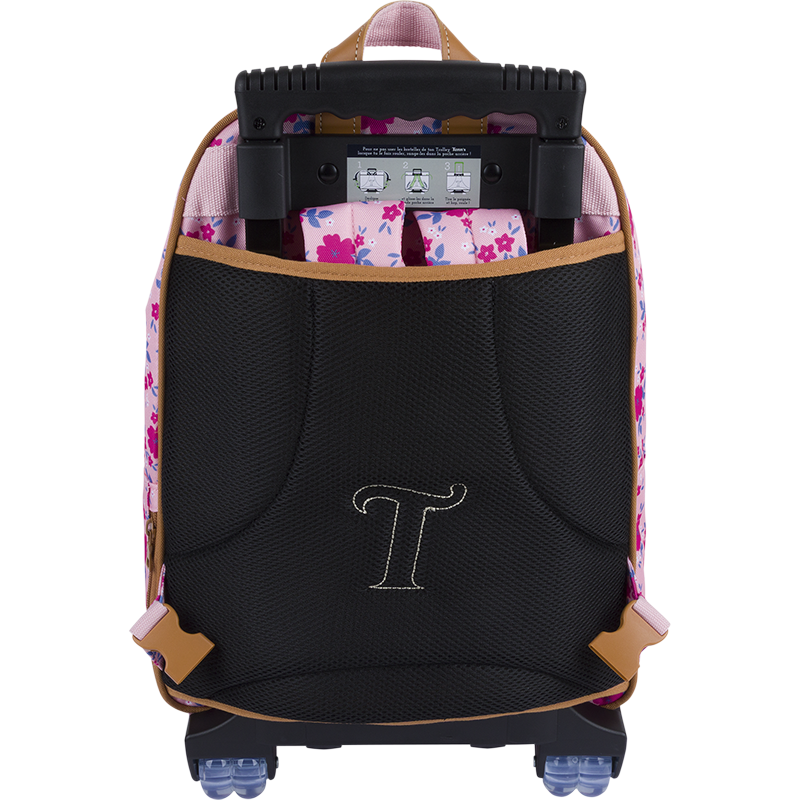 Sac trolley Aurore rose Tann’s - 31 cm