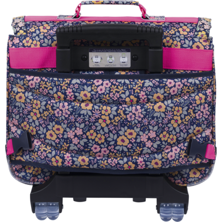 Cartable trolley Elena bleu