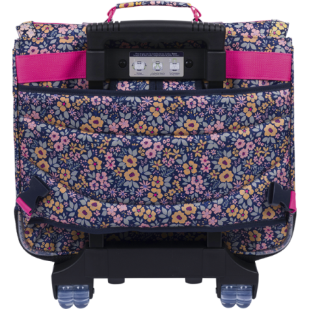 Cartable trolley Elena bleu