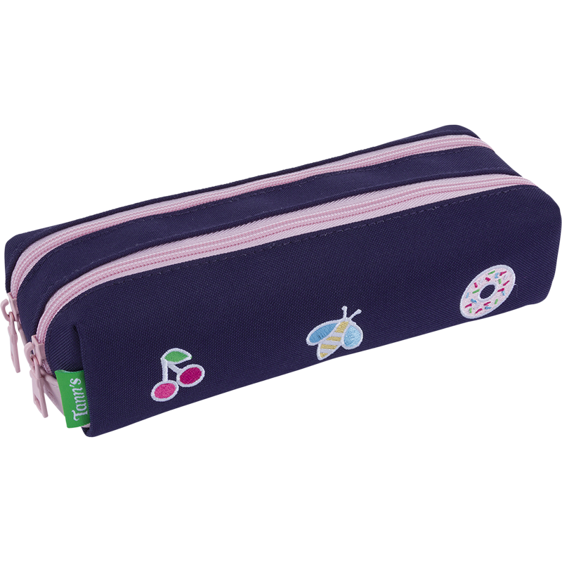 Trousse Joy violette Tann’s - 21.5 cm