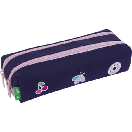 Trousse Joy violette Tann’s - 21.5 cm
