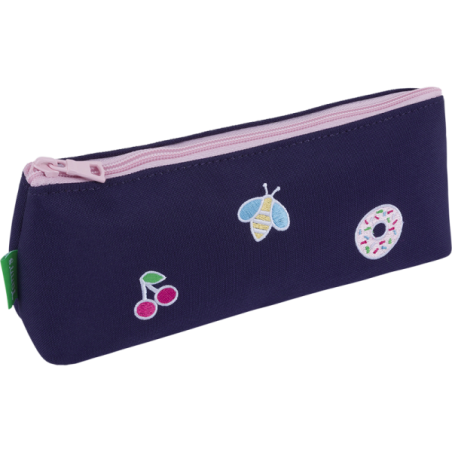 Trousse Joy violette Tann’s - 21 cm