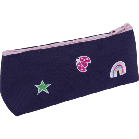 Trousse Joy violette Tann’s - 21 cm