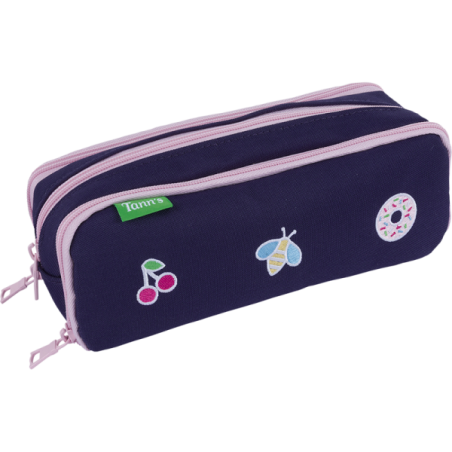 Trousse Joy violette Tann’s - 22 cm