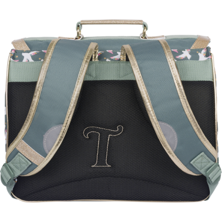 Cartable Noémie vert Tann’s - 35 cm