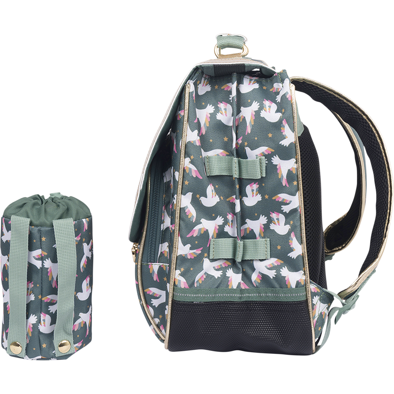 Cartable Noémie vert Tann’s - 38 cm