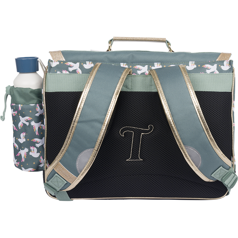 Cartable Noémie vert Tann’s - 38 cm