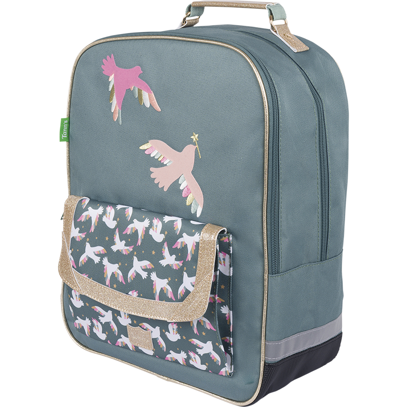 Sac à dos Noémie vert Tann’s - 28.5 cm