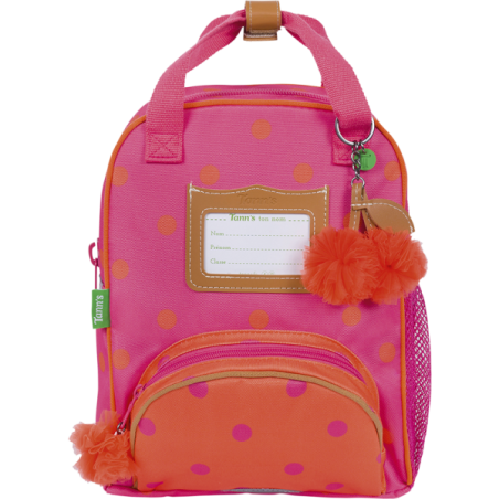 Sac à dos Sidonie bicolore Tann’s - 21.5 cm