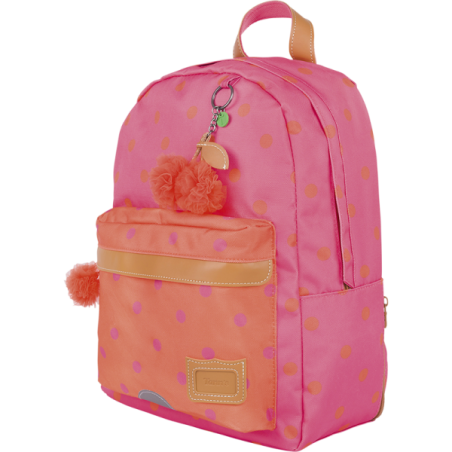 Sac à dos Sidonie bicolore Tann’s - 31 cm