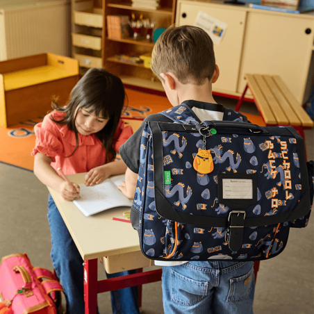 Cartable Adam bleu