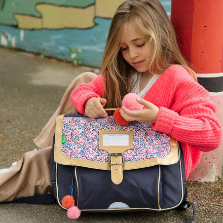 Cartable Antonia bleu